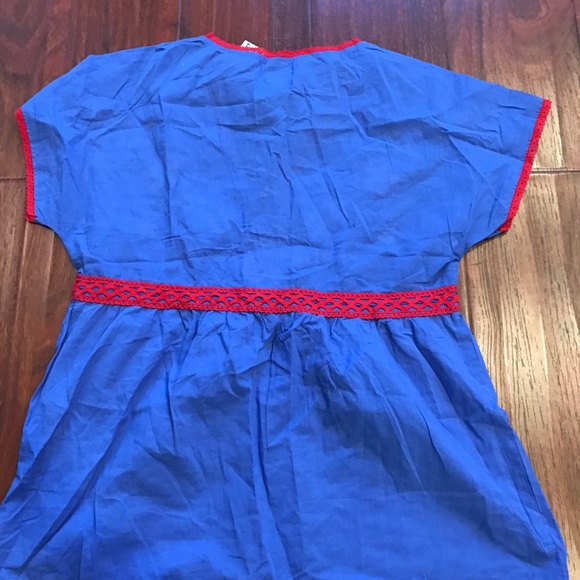 Embroidered blue top - Picture 2 of 2